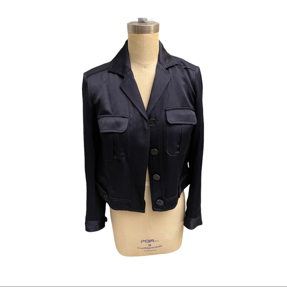 Vince Camuto Navy Blue Utility Jacket
